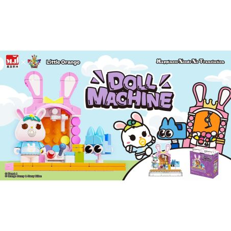 BEAUTY AND 13071 MODEL RABBIT 6 ORANGE bộ đồ chơi xếp lắp ráp ghép mô hình 601 khối