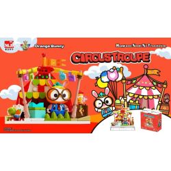 BEAUTY AND 13071 MODEL RABBIT 6 ORANGE bộ đồ chơi xếp lắp ráp ghép mô hình 601 khối