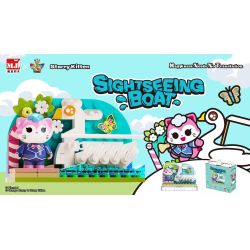 BEAUTY AND 13071 MODEL RABBIT 6 ORANGE bộ đồ chơi xếp lắp ráp ghép mô hình 601 khối