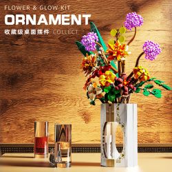 BEAUTY AND 13037 HOA bộ đồ chơi xếp lắp ráp ghép mô hình Creator LUMINOUS VASE Sáng Tạo 890 khối