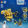 WOMA C9115 9115 Xếp hình kiểu  CREATOR 3 IN 1 Deep Sea Submarine Thám Hiểm Biến Sâu 538 khối