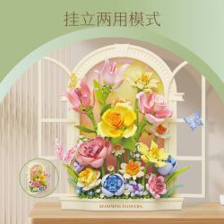 WEKKI 517212 HUA YU MỘT GIẤC MƠ ĐẸP TRONG CỬA SỔ bộ đồ chơi xếp lắp ráp ghép mô hình Creator Sáng Tạo