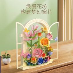 WEKKI 517212 HUA YU MỘT GIẤC MƠ ĐẸP TRONG CỬA SỔ bộ đồ chơi xếp lắp ráp ghép mô hình Creator Sáng Tạo