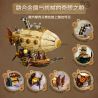 PANTASY 85021 TÀU VŨ TRỤ STEAMPUNK bộ đồ chơi xếp lắp ráp ghép mô hình STEAMPUNK AIRSHIP 2000 khối