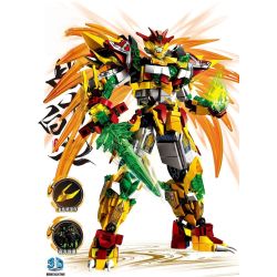 LE YI 62063 THẦN CHIẾN TRANH BAI QI bộ đồ chơi xếp lắp ráp ghép mô hình 1101 khối