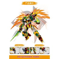 LE YI 62063 THẦN CHIẾN TRANH BAI QI bộ đồ chơi xếp lắp ráp ghép mô hình 1101 khối