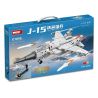 WOMA C1050 1050 NGƯỜI LÍNH CÓ CÁNH SẮT MÁY BAY CHIẾN ĐẤU J-15 tỷ lệ 1:120 bộ đồ chơi xếp lắp ráp ghép mô hình Military Army Quân Sự Bộ Đội 268 khối