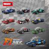 WOMA C1025 1025 CÔNG THỨC F1 RACING 10 MÔ HÌNH bộ đồ chơi xếp lắp ráp ghép mô hình Racers Đua Tốc Độ 662 khối