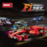 WOMA C1025 1025 CÔNG THỨC F1 RACING 10 MÔ HÌNH bộ đồ chơi xếp lắp ráp ghép mô hình Racers Đua Tốc Độ 662 khối
