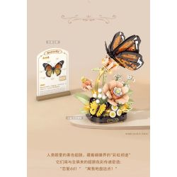 LOZ 4117 CÔN TRÙNG HOA CÕI BƯỚM ĐỐM HỔ bộ đồ chơi xếp lắp ráp ghép mô hình Arts & Crafts INSECT
