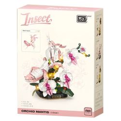 LOZ 4118 CÔN TRÙNG HOA CÕI BỌ NGỰA LAN bộ đồ chơi xếp lắp ráp ghép mô hình Arts & Crafts INSECT