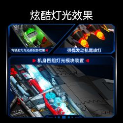 SEMBO 202274 TINH THẦN ANH HÙNG CỦA ĐẤT NƯỚC MẠNH MẼ PHIÊN BẢN PHỐI CẢNH CHIẾN ĐẤU TÀNG HÌNH J-35 bộ đồ chơi xếp lắp ráp ghép mô hình Military Army J-35 FIGHTER AIRCRAFT Quân Sự Bộ Đội 1323 khối