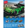 SEMBO 714392 ĐOÀN XE TUYỆT VỜI KNIGHT STORM bộ đồ chơi xếp lắp ráp ghép mô hình Racers Đua Tốc Độ
