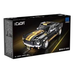 CADA DOUBLEE C55034 55034 SHELBY GT350H 1:24 tỷ lệ 1:24 bộ đồ chơi xếp lắp ráp ghép mô hình Speed Champions Racing Cars Đua Xe Công Thức 285 khối