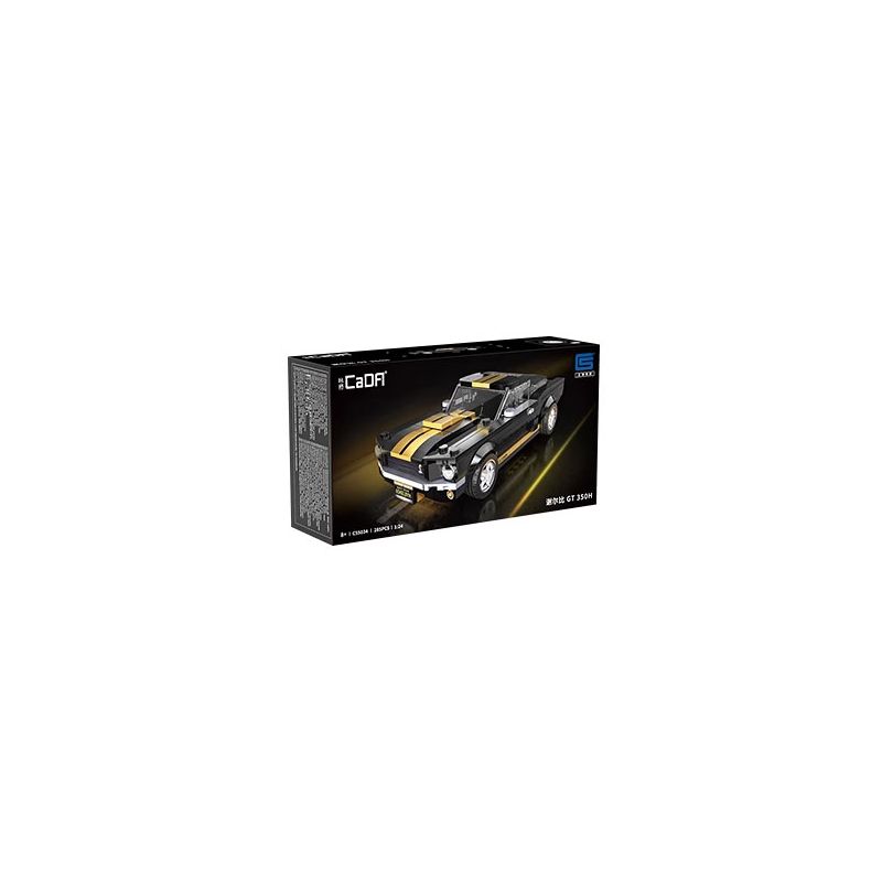 CADA DOUBLEE C55034 55034 SHELBY GT350H 1:24 tỷ lệ 1:24 bộ đồ chơi xếp lắp ráp ghép mô hình Speed Champions Racing Cars Đua Xe Công Thức 285 khối