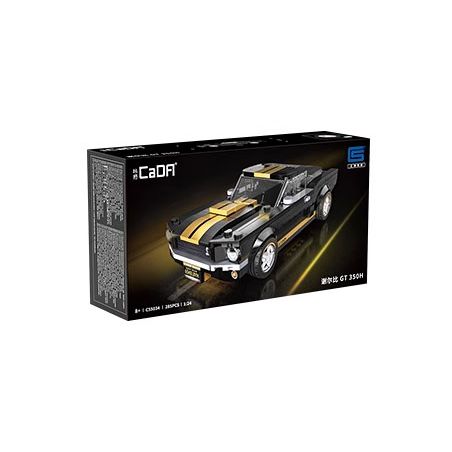 CADA DOUBLEE C55034 55034 SHELBY GT350H 1:24 tỷ lệ 1:24 bộ đồ chơi xếp lắp ráp ghép mô hình Speed Champions Racing Cars Đua Xe Công Thức 285 khối