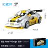 CADA DOUBLEE C55036 55036 OPEL ASTRA V8 COUPE tỷ lệ 1:24 bộ đồ chơi xếp lắp ráp ghép mô hình Speed Champions Racing Cars Đua Xe Công Thức 305 khối