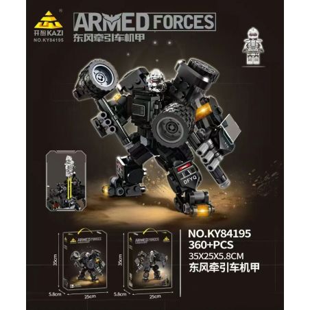 Bozhi K84195 84195 MÁY KÉO DONGFENG MECHA bộ đồ chơi xếp lắp ráp ghép mô hình ARMED FORCES 360 khối