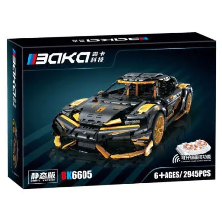 BAKA TECHNOLOGY BK6605 6605 GOD OF WAR RACING bộ đồ chơi xếp lắp ráp ghép mô hình Technic Kỹ Thuật Công Nghệ Cao Mô Hình Phương Tiện 2945 khối