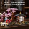XBERT 66100 HOA ANH ĐÀO NHẬT BẢN bộ đồ chơi xếp lắp ráp ghép mô hình CHERRY BLOSSOM GARDEN 916 khối
