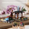 XBERT 66100 HOA ANH ĐÀO NHẬT BẢN bộ đồ chơi xếp lắp ráp ghép mô hình CHERRY BLOSSOM GARDEN 916 khối