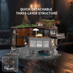 XBERT 66104 NGÔI NHÀ MA CÀ RỒNG bộ đồ chơi xếp lắp ráp ghép mô hình Creator HOUSE OF VAMPIRES Sáng Tạo