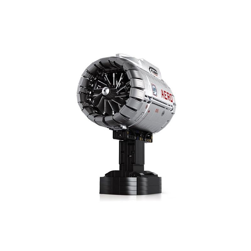 REOBRIX 33019 ĐỘNG CƠ TURBOFAN HÀNG KHÔNG bộ đồ chơi xếp lắp ráp ghép mô hình Technic AIRCRAFT ENGINE Kỹ Thuật Công Nghệ Cao Mô Hình Phương Tiện 1786 khối
