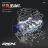 EIKEE Y15001 15001 ĐỘNG CƠ 8 XI-LANH bộ đồ chơi xếp lắp ráp ghép mô hình Technic V8 ENGINE Kỹ Thuật Công Nghệ Cao Mô Hình Phương Tiện 2347 khối