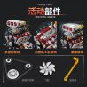 EIKEE Y15001 15001 ĐỘNG CƠ 8 XI-LANH bộ đồ chơi xếp lắp ráp ghép mô hình Technic V8 ENGINE Kỹ Thuật Công Nghệ Cao Mô Hình Phương Tiện 2347 khối