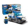GUDI 9306 non  XE TẢI CỦA CẢNH SÁT bộ đồ chơi xếp lắp ráp ghép mô hình City POLICE Thành Phố 84 khối