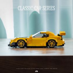 SMALL ANGLE JD085 XE THỂ THAO MAZDA RX7 bộ đồ chơi xếp lắp ráp ghép mô hình Speed Champions Racing Cars Đua Xe Công Thức 351 khối
