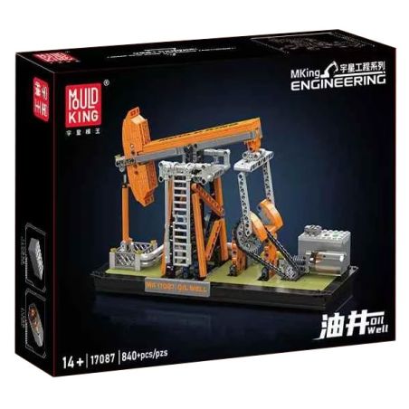 MouldKing 17087 Mould King 17087 BƠM DẦU GIẾNG bộ đồ chơi xếp lắp ráp ghép mô hình Technic OIL WELL Kỹ Thuật Công Nghệ Cao Mô Hình Phương Tiện 840 khối