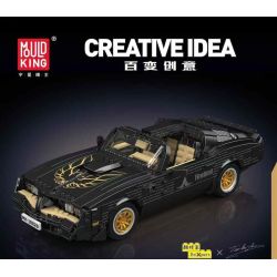 MouldKing 10029 Mould King 10029 PONTIAC FLAMINGO bộ đồ chơi xếp lắp ráp ghép mô hình Creator PONTIAC FIREBIRD Sáng Tạo 1557 khối