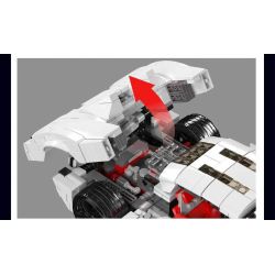 MouldKing 10196 Mould King 10196 XE THỂ THAO KHÔNG TƯỞNG PAGANI bộ đồ chơi xếp lắp ráp ghép mô hình Creator PAGANI UTOPIA Sáng Tạo 1423 khối