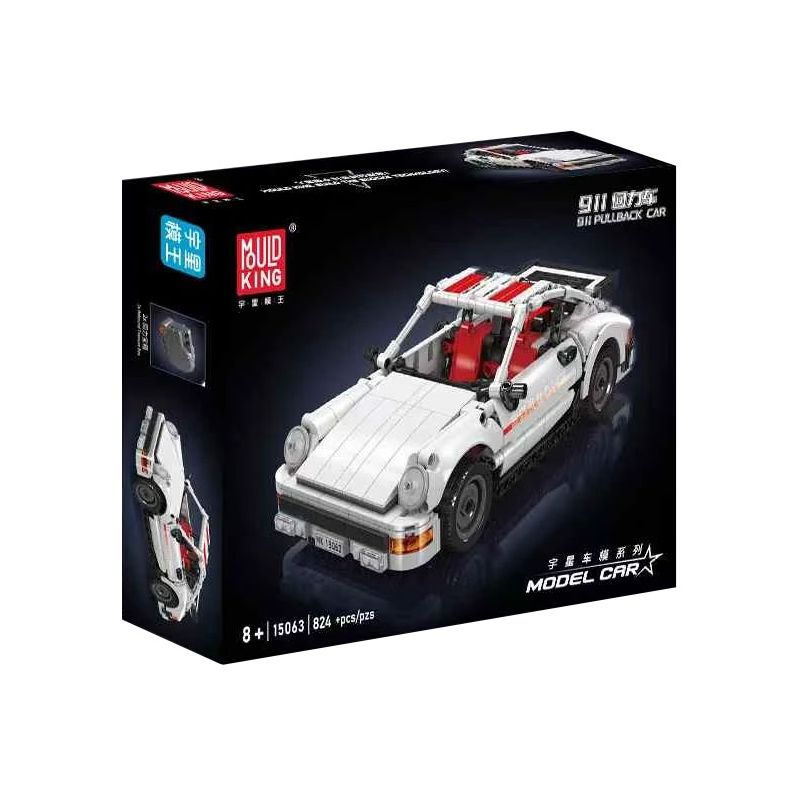 MouldKing 15063 Mould King 15063 PORSCHE 911 BACK-ROAD bộ đồ chơi xếp lắp ráp ghép mô hình Technic Kỹ Thuật Công Nghệ Cao Mô Hình Phương Tiện 824 khối