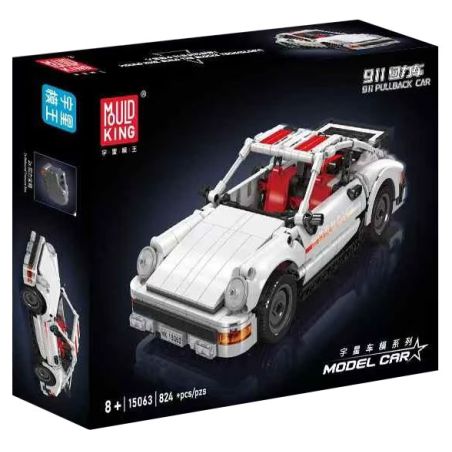 MouldKing 15063 Mould King 15063 PORSCHE 911 BACK-ROAD bộ đồ chơi xếp lắp ráp ghép mô hình Technic Kỹ Thuật Công Nghệ Cao Mô Hình Phương Tiện 824 khối