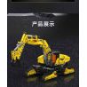 MouldKing 17076 Mould King 17076 SFINX MÁY XÚC TRONG TƯƠNG LAI bộ đồ chơi xếp lắp ráp ghép mô hình Technic SFINX FUTURE EXCAVATOR Kỹ Thuật Công Nghệ Cao Mô Hình Phương Tiện 840 khối