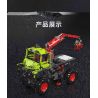 MouldKing 17038 Mould King 17038 REBRICKABLE MOC -16706 16706 UNIMOK XE TẢI OFF-ROAD bộ đồ chơi xếp lắp ráp ghép mô hình Technic UNIMOG Kỹ Thuật Công Nghệ Cao Mô Hình Phương Tiện 2002 khối