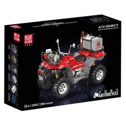 MouldKing 23003 Mould King 23003 ATV FIRE MOTORCYCLE bộ đồ chơi xếp lắp ráp ghép mô hình Technic ATV FIREFIGHTING VEHICLE Kỹ Thuật Công Nghệ Cao Mô Hình Phương Tiện 2100 khối