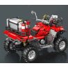 MouldKing 23003 Mould King 23003 ATV FIRE MOTORCYCLE bộ đồ chơi xếp lắp ráp ghép mô hình Technic ATV FIREFIGHTING VEHICLE Kỹ Thuật Công Nghệ Cao Mô Hình Phương Tiện 2100 khối