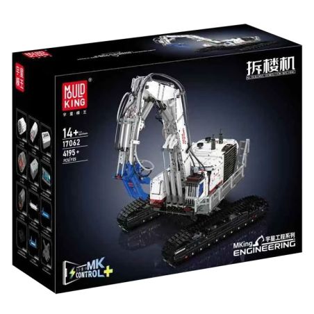 MouldKing 17062 Mould King 17062 XÂY DỰNG MÁY PHÁ HỦY bộ đồ chơi xếp lắp ráp ghép mô hình Technic BUILDING DEMOLITION MACHINE Kỹ Thuật Công Nghệ Cao Mô Hình Phương Tiện 4195 khối