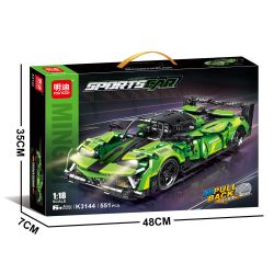 MINGDI LEIBAO K3144 3144 XE KÉO 1:18 tỷ lệ 1:18 bộ đồ chơi xếp lắp ráp ghép mô hình Technic Kỹ Thuật Công Nghệ Cao Mô Hình Phương Tiện 551 khối
