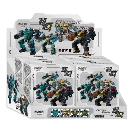 FUNIFY W9033 9033 MÔ HÌNH HỘP MÙ SUPER NGUỒN 4 bộ đồ chơi xếp lắp ráp ghép mô hình