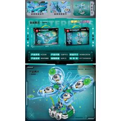 MINGDI LEIBAO K2208 2208 BƯỚM PUNK bộ đồ chơi xếp lắp ráp ghép mô hình BUTTERFLIES 328 khối