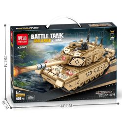 MINGDI LEIBAO K2085 2085 CHALLENGER 2 MAIN BATTLE TANK bộ đồ chơi xếp lắp ráp ghép mô hình Military Army CHALLENGER 2 TANK Quân Sự Bộ Đội 606 khối