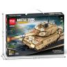MINGDI LEIBAO K2085 2085 CHALLENGER 2 MAIN BATTLE TANK bộ đồ chơi xếp lắp ráp ghép mô hình Military Army CHALLENGER 2 TANK Quân Sự Bộ Đội 606 khối