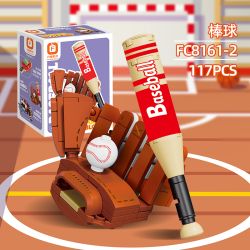 FORANGE FC8161 8161 THIẾT BỊ THỂ THAO SET 6 PHONG CÁCH BÓNG BÀN CHÀY BẦU DỤC TENNIS ĐÁ RỔ bộ đồ chơi xếp lắp ráp ghép mô hình Creator Sáng Tạo 650 khối