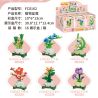 FORANGE FC8162 8162 6 CÂY TRỒNG THỰC VẬT LOẠI TRE PHONG PHÚ HOA LAN THỦY TIÊN MẬN CHIM THIÊN ĐƯỜNG HỒNG bộ đồ chơi xếp lắp ráp ghép mô hình Creator Sáng Tạo 645 khối