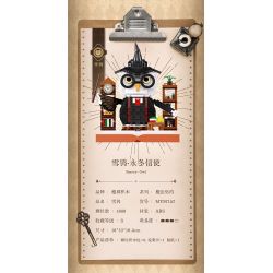 MOYU BLOCK MY97157 97157 HỢP ĐỒNG MA THUẬT SNOW OWL MESSENGER VĨNH CỬU bộ đồ chơi xếp lắp ráp ghép mô hình SNOWY OWL 1806 khối