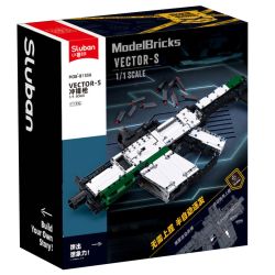 SLUBAN M38-B1356 B1356 1356 M38B1356 38-B1356 HÒA BÌNH ELITE VECTOR-S SUBMACHINE SÚNG tỷ lệ 1:1 bộ đồ chơi xếp lắp ráp ghép mô hình Technic Kỹ Thuật Công Nghệ Cao Mô Hình Phương Tiện 711 khối